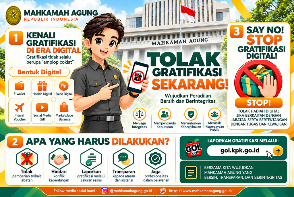 Banner Gratifikasi Pengadilan Negeri Palembang